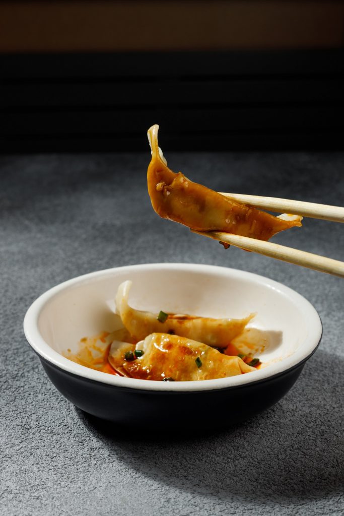 Ebi buta sui gyoza